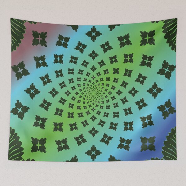 Item preview, Living Forest Spiral Calm designed and sold by OIL Pattern Design .