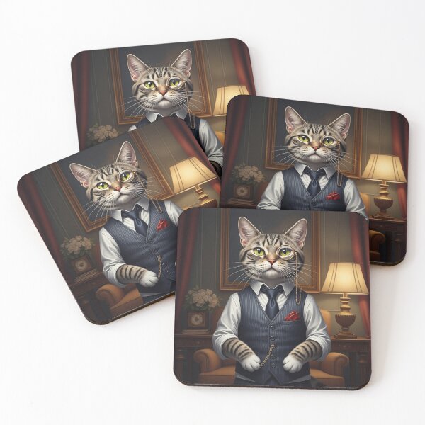 Item preview, Elegant Cat Judging You designed and sold by PetJoyPrintsCO.