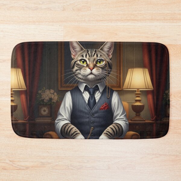 Item preview, Elegant Cat Judging You designed and sold by PetJoyPrintsCO.