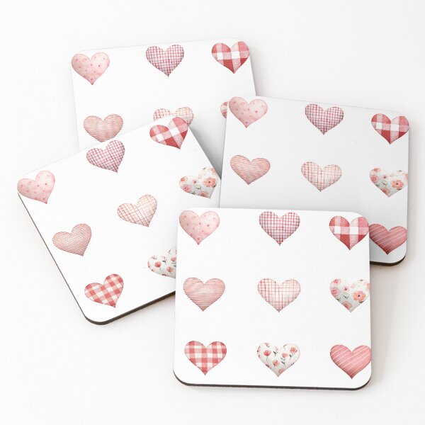 Item preview, Mini patterned valentines day heart sticker pack designed and sold by MendaciousMina.