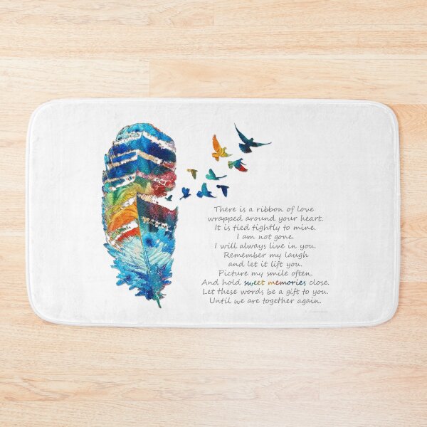 Item preview, Words of Sympathy Colorful Feather Birds - Sweet Memories designed and sold by Sharon Cummings Art.