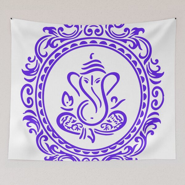 Item preview, Modern Ganesha Purple designed and sold by AnimaliaStar.
