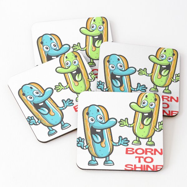 Item preview, Born To Shine Funny Pickle Cartoon designed and sold by Adappai.
