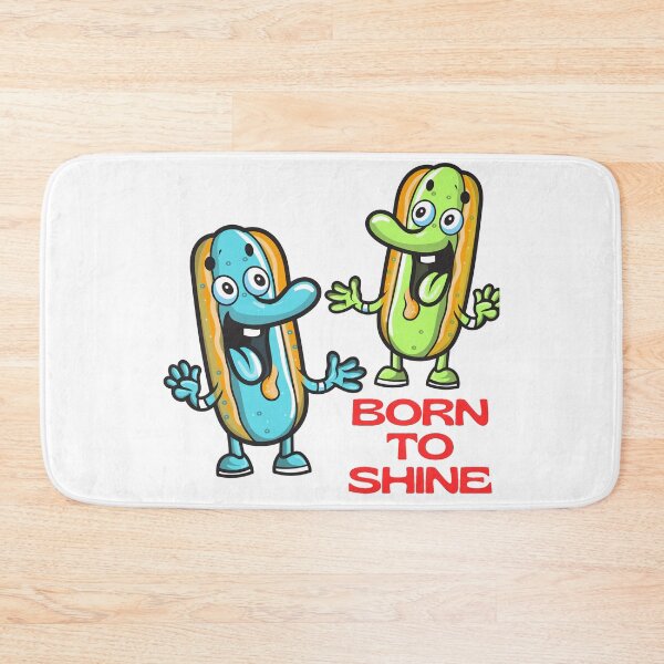 Item preview, Born To Shine Funny Pickle Cartoon designed and sold by Adappai.