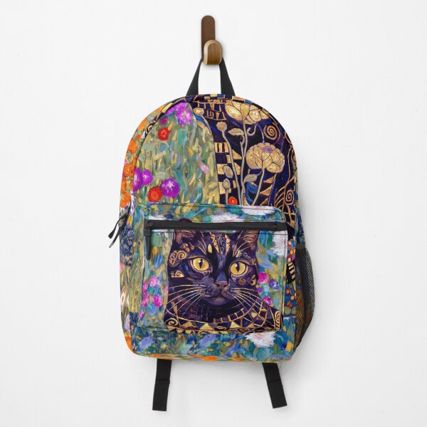 Item preview, Gustav Klimt Cat in Flower Garden designed and sold by Vicky Brago-Mitchell®.