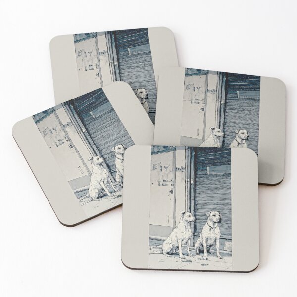 Item preview, City Pause: Dogs at the Corner Store #1 designed and sold by Helios Be. Lavsh.
