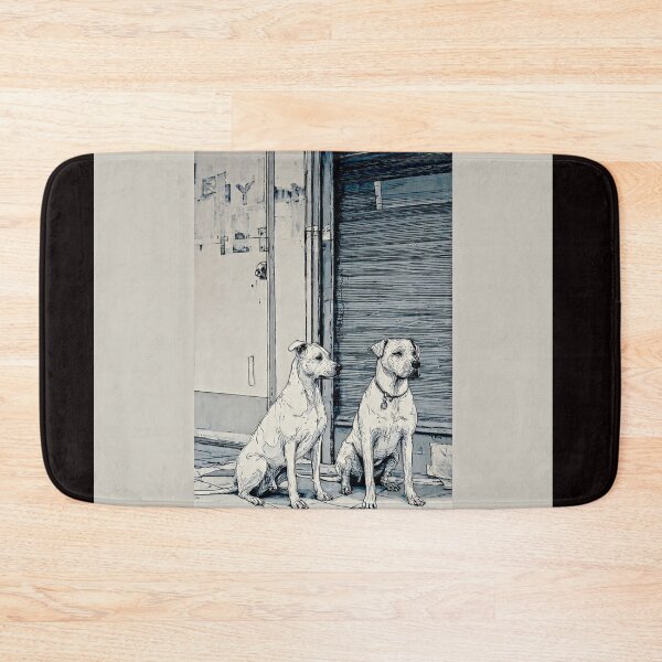 Item preview, City Pause: Dogs at the Corner Store #1 designed and sold by Helios Be. Lavsh.