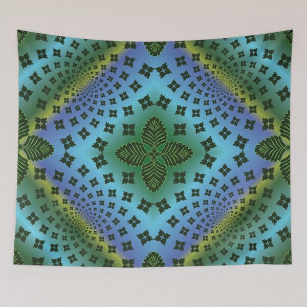 Item preview, Balanced Leaf Mandala Energy designed and sold by OIL Pattern Design .