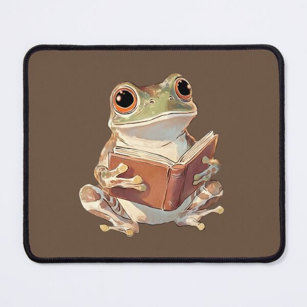 Item preview, Frog №73 Scholarly Frog Reading a Book designed and sold by SyberGen.
