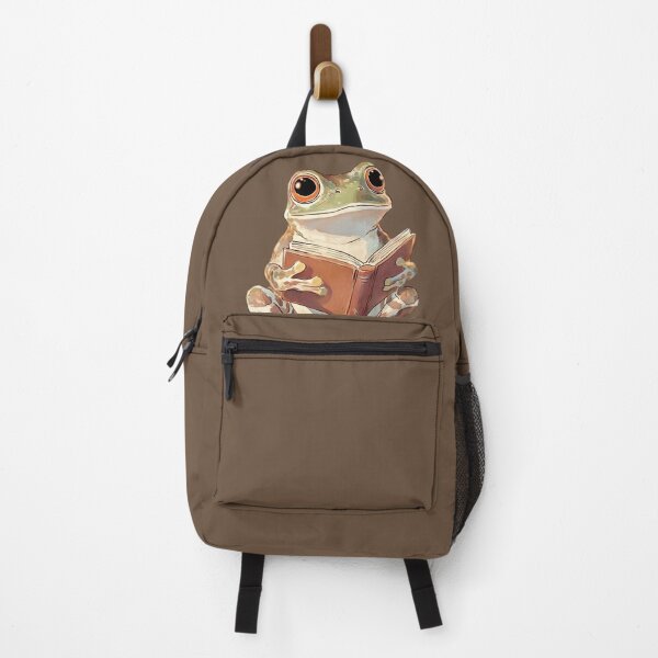 Item preview, Frog №73 Scholarly Frog Reading a Book designed and sold by SyberGen.