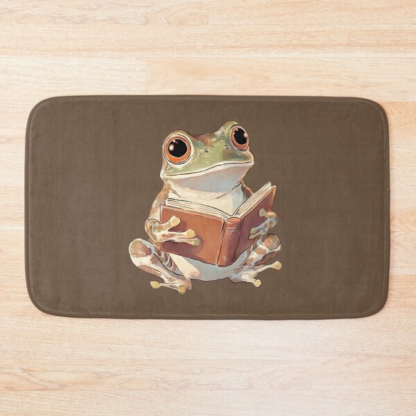 Item preview, Frog №73 Scholarly Frog Reading a Book designed and sold by SyberGen.
