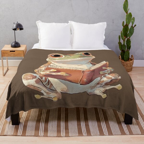 Item preview, Frog №73 Scholarly Frog Reading a Book designed and sold by SyberGen.