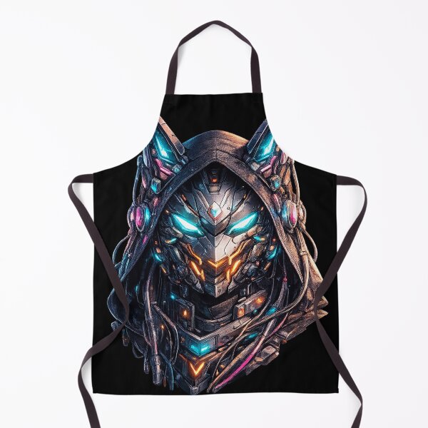 Item preview, Cyber Fox Helmet – Futuristic Neon Sci-Fi Mask Streetwear Design designed and sold by Artistmonkey345.