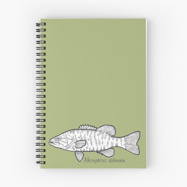 Item preview, Micropterus dolomieu (Smallmouth Bass) designed and sold by Cassie Noble.