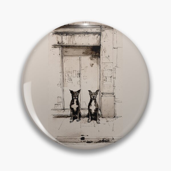 Item preview, City Pause: Dogs at the Corner Store #3 designed and sold by Helios Be. Lavsh.