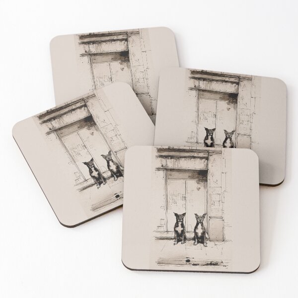 Item preview, City Pause: Dogs at the Corner Store #3 designed and sold by Helios Be. Lavsh.