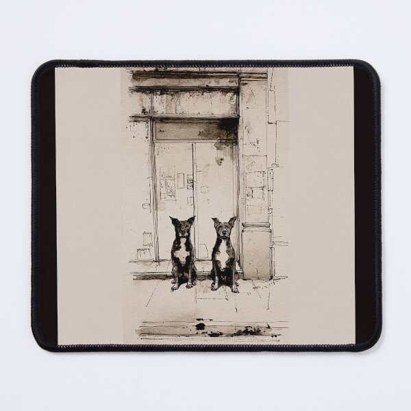 Item preview, City Pause: Dogs at the Corner Store #3 designed and sold by Helios Be. Lavsh.