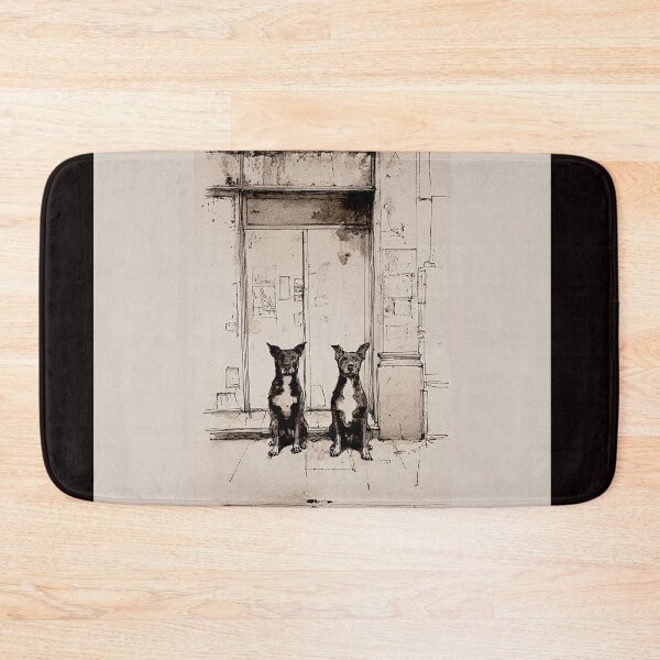 Item preview, City Pause: Dogs at the Corner Store #3 designed and sold by Helios Be. Lavsh.