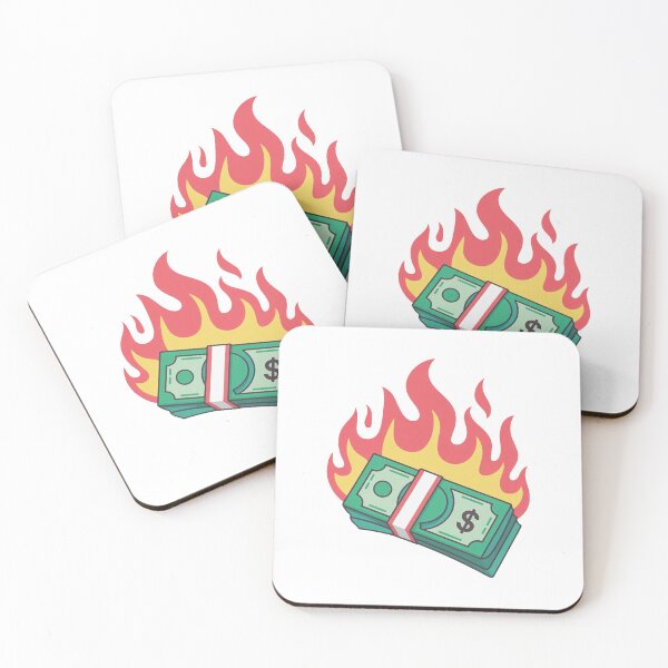 Item preview, Burning Cash Funny Money Meme Design designed and sold by MonkiFlipp.