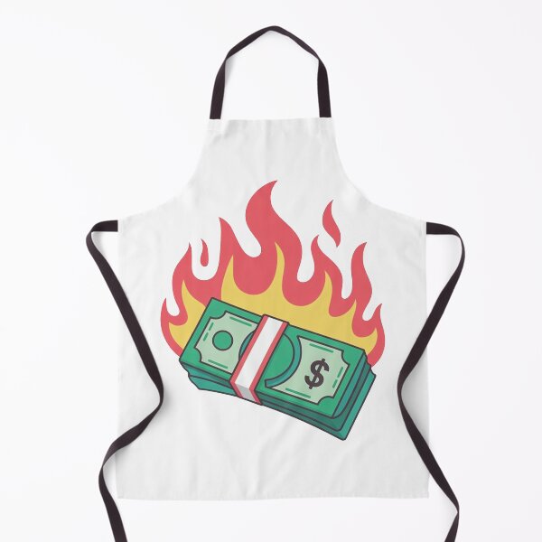 Item preview, Burning Cash Funny Money Meme Design designed and sold by MonkiFlipp.