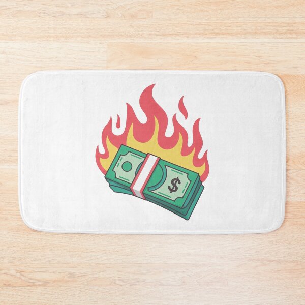 Item preview, Burning Cash Funny Money Meme Design designed and sold by MonkiFlipp.
