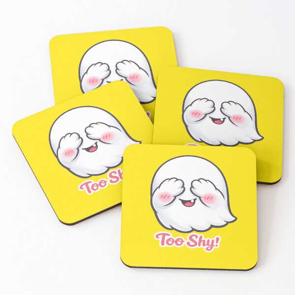 Item preview, Copy of ​Kawaii Cute Black Ghost - "BOO!" Spooky Halloween Aesthetic designed and sold by anjaz100.