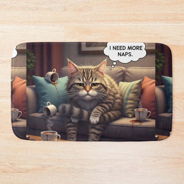 Item preview, Gato Cansado De Humanos designed and sold by PetJoyPrintsCO.