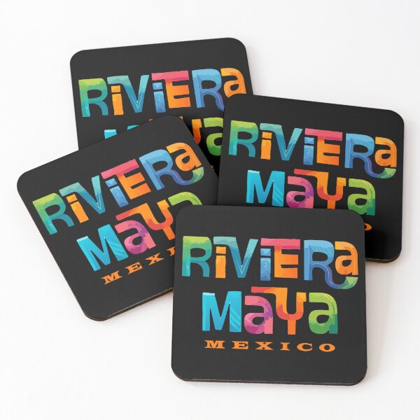 Item preview, Riviera Maya Mexico Retro Tropical Design designed and sold by Futurebeachbum.