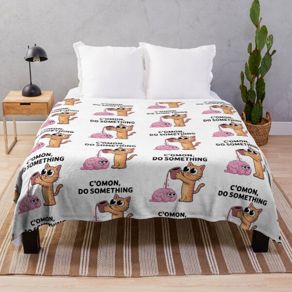 Item preview, Come On Do Something Funny Cat Brain designed and sold by MonkiFlipp.