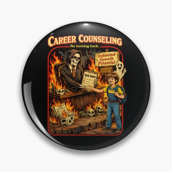Item preview, Dark Humor Career Counseling  – Grim Satire designed and sold by SidTastic .