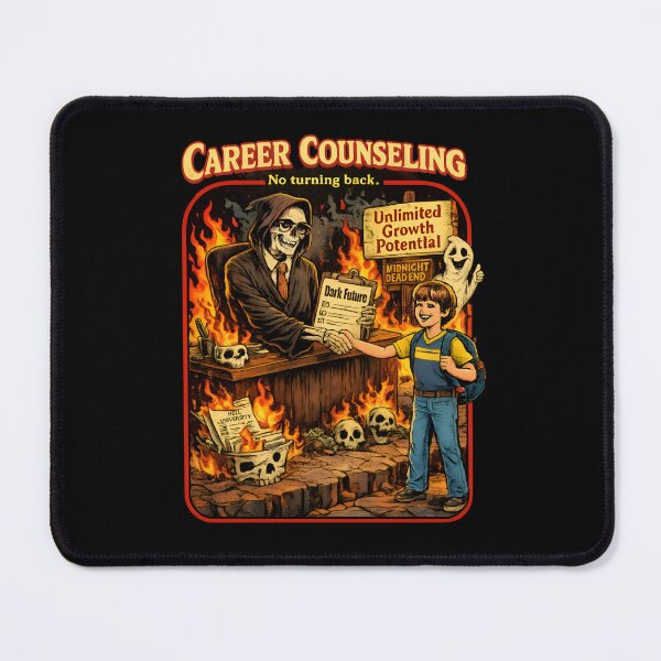 Item preview, Dark Humor Career Counseling – Grim Satire designed and sold by SidTastic .