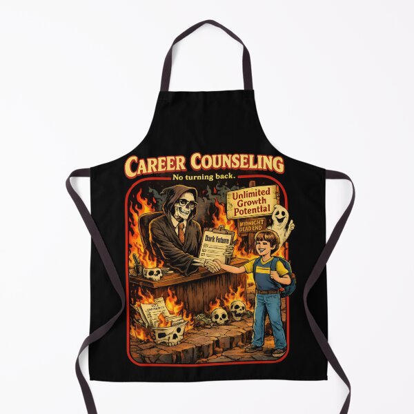 Item preview, Dark Humor Career Counseling  – Grim Satire designed and sold by SidTastic .