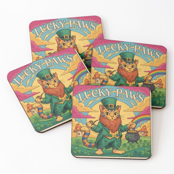Item preview, Lucky Paws. Leprechaun Cat designed and sold by Artquinox.