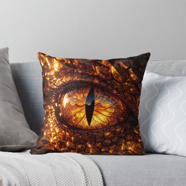 Item preview, Infernal Dragon Eye – Fiery Guardian of Ancient Power designed and sold by DrakariArt.