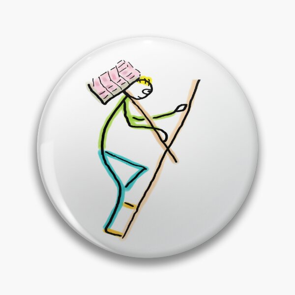 Item preview, Hod Carrier Stickman designed and sold by Mark-Ewbie.