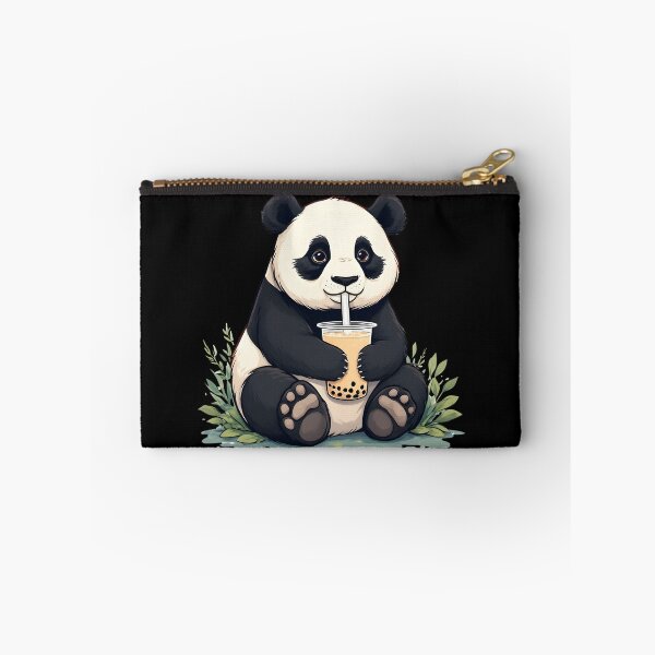 Item preview, Panda Drinking Bubble Tea – Adorable Kawaii Animal Illustration designed and sold by Karolina’s Cozy Creations.