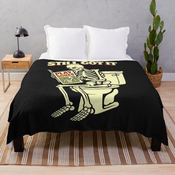 Item preview, Skeleton on the Throne designed and sold by DeadThingsShop.