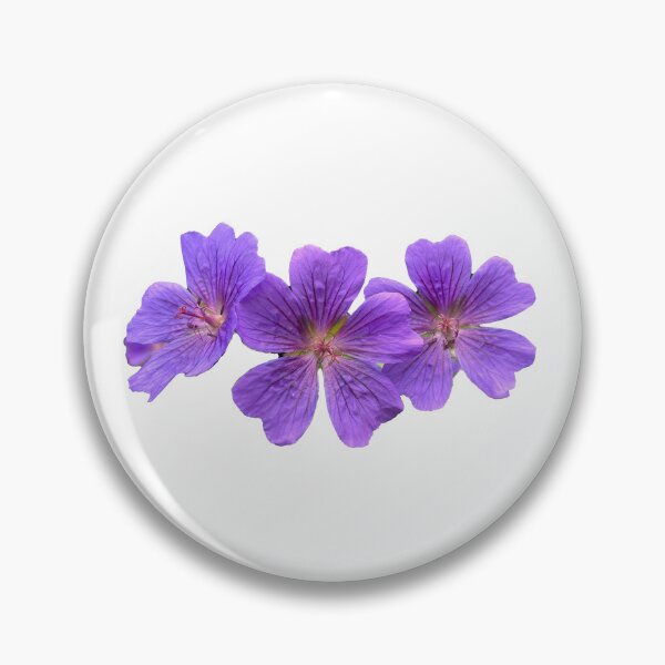Item preview,  Purple Cranesbill Geranium Sticker designed and sold by RozDoz.