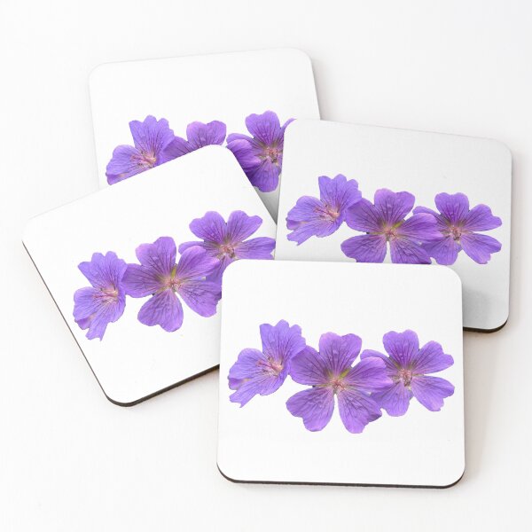 Item preview,  Purple Cranesbill Geranium Sticker designed and sold by RozDoz.