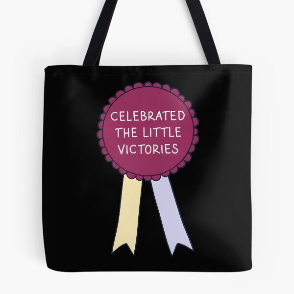 Item preview, Celebrated The Little Victories Mental Health Reward Ribbon designed and sold by DrawHandArt.
