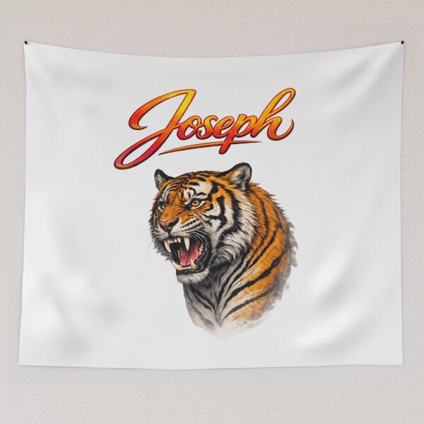 Item preview, Joseph Tiger Zodiac — Power and Courage of the Chinese Tiger designed and sold by AlexLineArt.