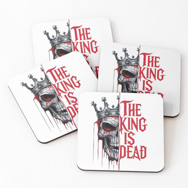 Item preview, The King Is Dead – Gothic Skull Crown Illustration designed and sold by Carftastic.
