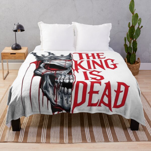 Item preview, The King Is Dead – Gothic Skull Crown Illustration designed and sold by Carftastic.