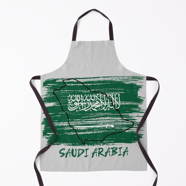 Item preview, Saudi Arabia Flag Map, Artistic Distressed Brush Stroke Design designed and sold by mashmosh.