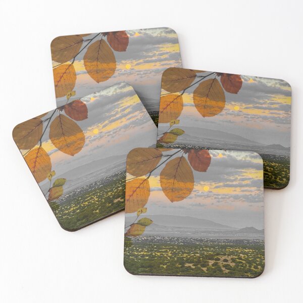 Item preview, Moon Set with Aspen Leaves designed and sold by oh-bi-me.
