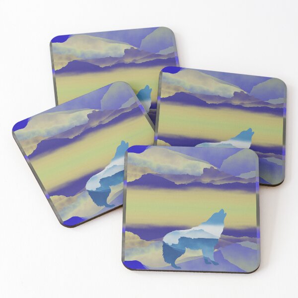 Item preview, WOLF HOWLING AT A PAPER SKY designed and sold by CONTRAPINK.