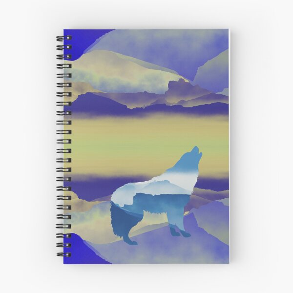 Artikelvorschau, Ein Wolf heult in einen Papierhimmel entworfen und verkauft von CONTRAPINK.