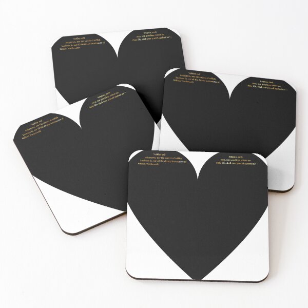 Item preview, William Wordsworth Quote in Heart designed and sold by TheIconSmith.