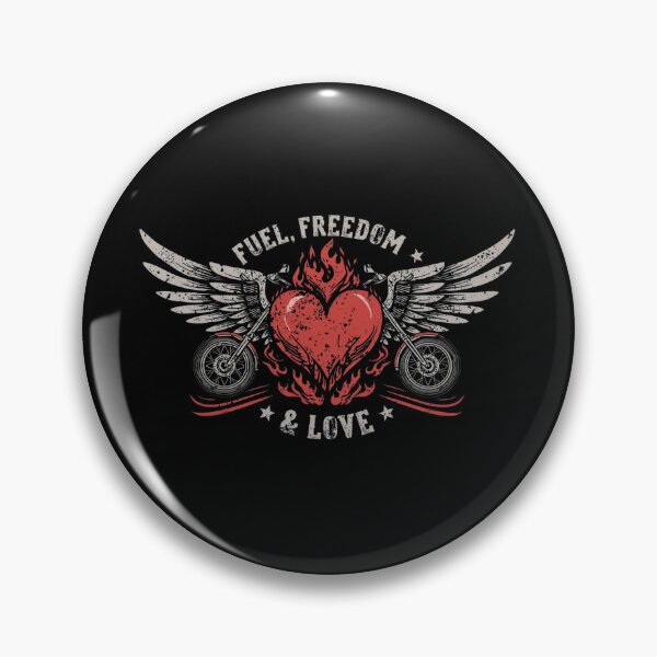 Item preview, “Fuel, Freedom & Love” - Valentine’s Motocycle  designed and sold by YourTrendyTees.