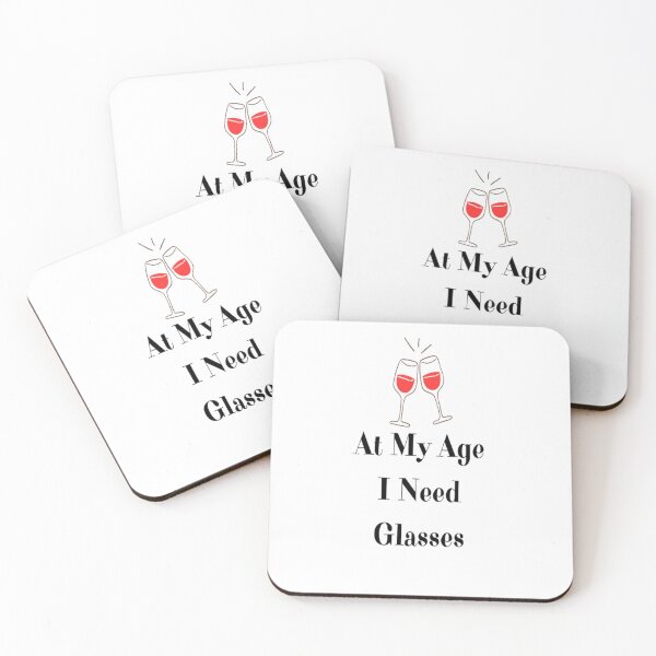Item preview, At My Age I Need Glasses Funny Gifts For Wine Lovers designed and sold by wearlyy.